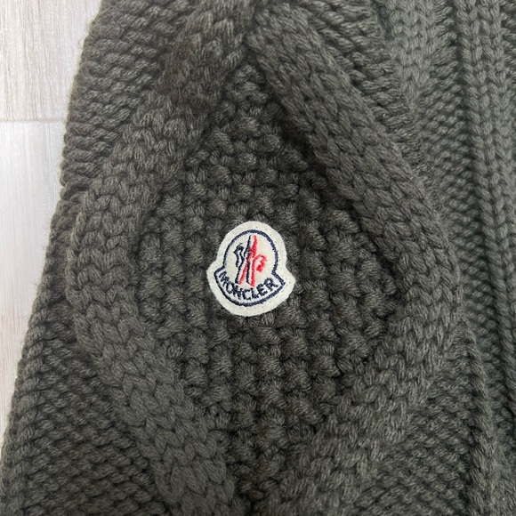 💚MONCLER💚Virgin Wool Turtleneck Quilted Cardigan - Picture 7 of 13